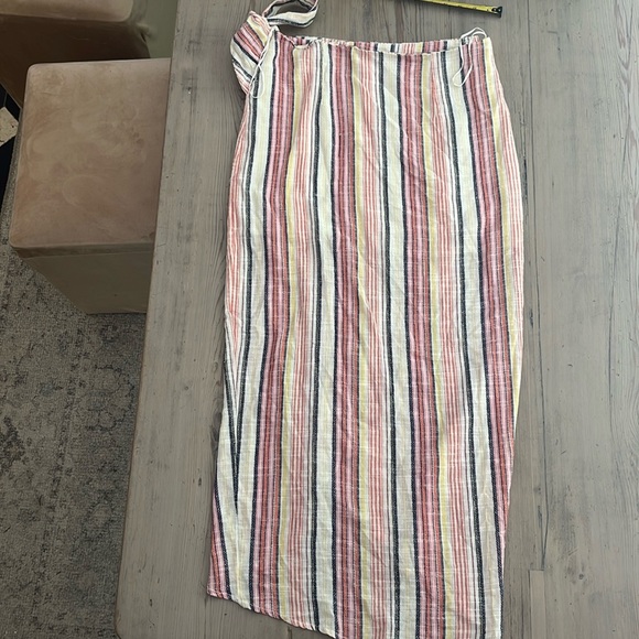 Free People Aubrey Sarong Skirt in Multi Combo size 12 NWT - Picture 9 of 10